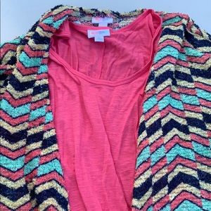LulaRoe Small Lindsey and xl tank top